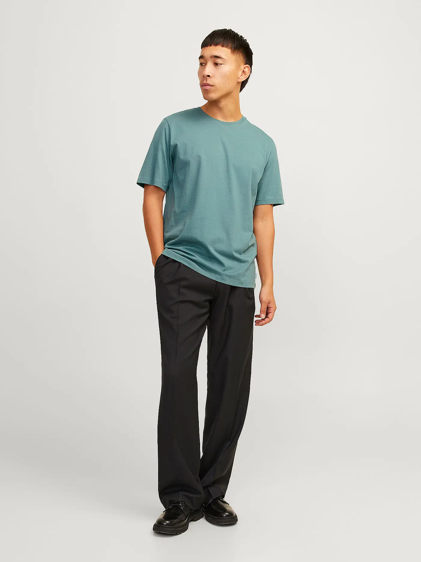 JACK & JONES | T-Shirt Slim Fit JJEORGANIC | petrol